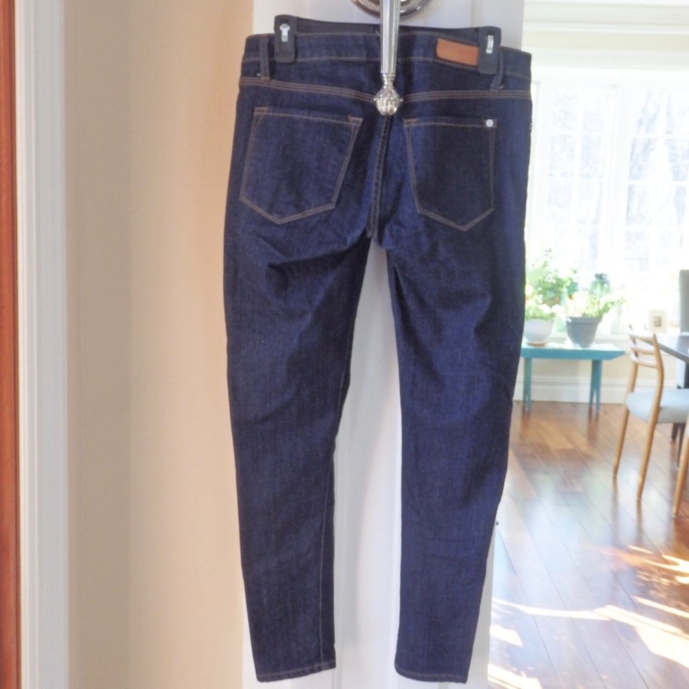 Baldwin dark rinse skinny ankle jeans The Rivington mid rise 30 - Picture 9 of 12